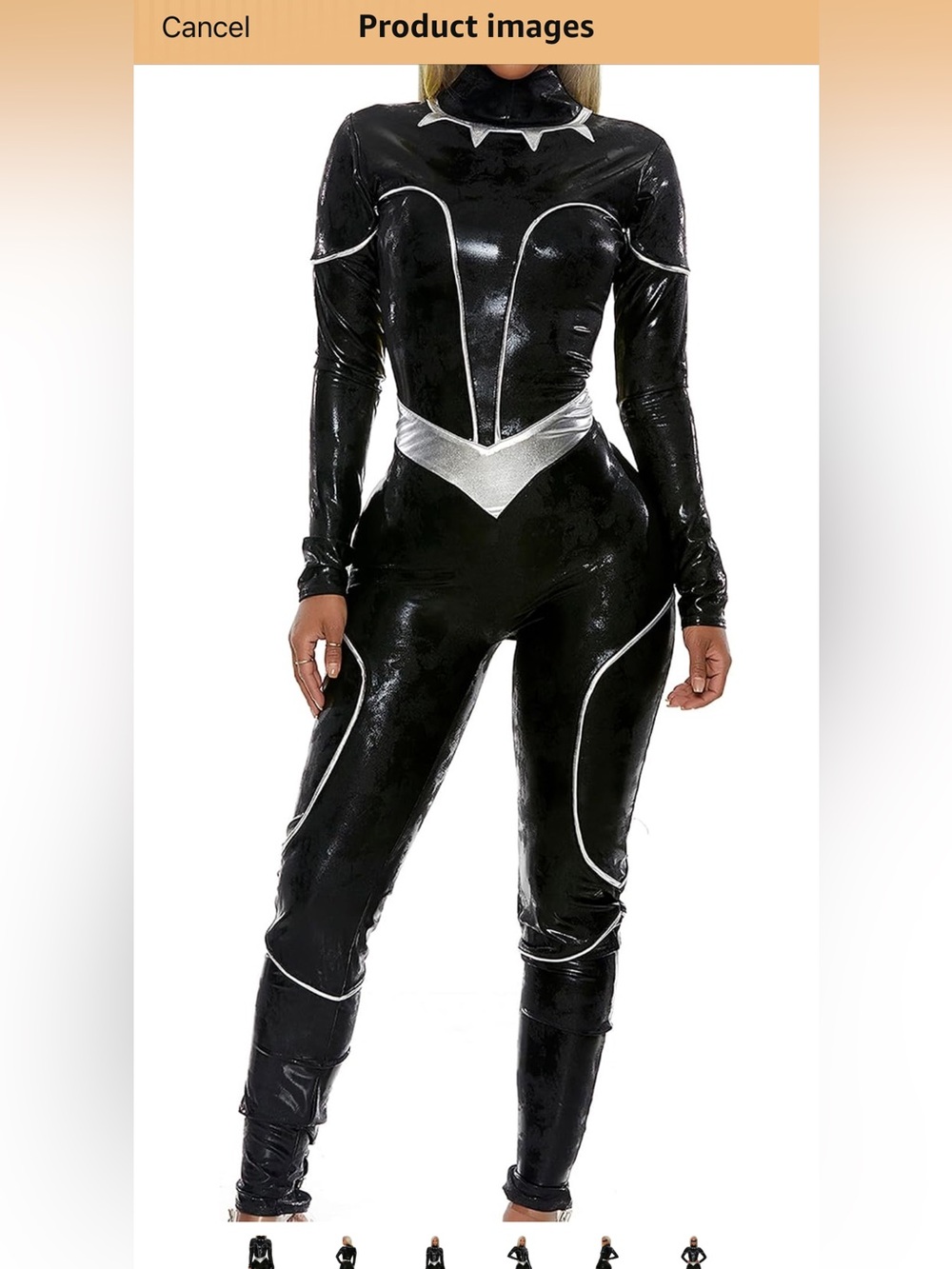 Black panther women costume
